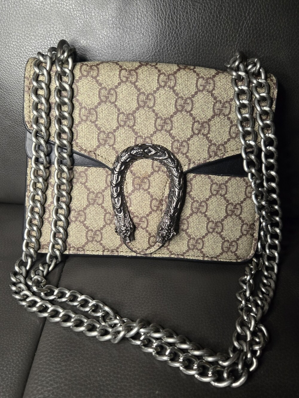 Supreme Shoulder/Crossbody Bag in Beige/Brown